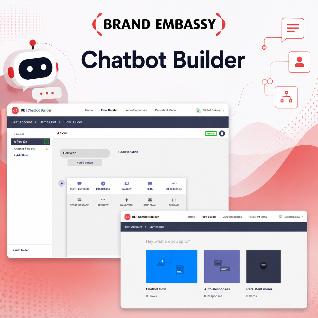 Chatbot Builder – vizuální tvorba chatbotů